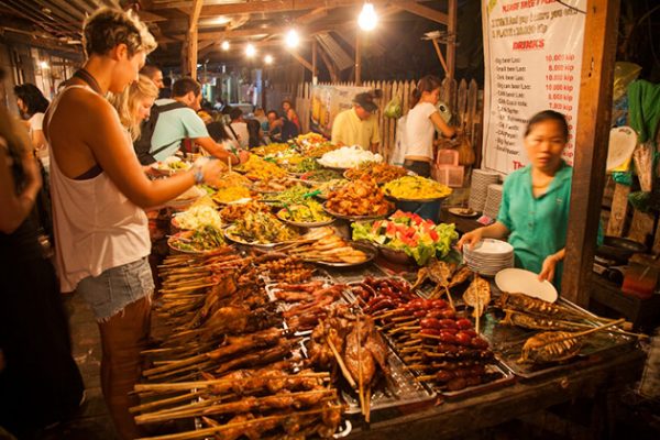 Luang Prabang Night Market - Laos Tours